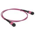 ITK Сборка кабельная волоконно-оптическая MTP male - MTP male 12 ОВ тип B OM4 6м