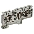 Клемма пружинная CX10-3, трехконтактная, 10мм2, серая, IEK AF-CT40-00-3-K03-010