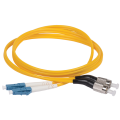 Шнур оптический FC/UPC-LC/UPC, SM, 3м, Duplex, желтый, ITK FPC09-FCU-LCU-C2L-3M