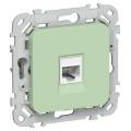 FLITE Розетка компьютерная RJ45 категория 6 UTP РК6-1-0-ФлФ фисташковый IEK