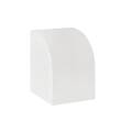 Заглушка 40х40мм, белая, уп.4шт, EKF Plast ecw-40-40x4