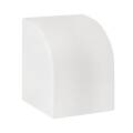 Заглушка 60х60мм, белая, уп.4шт, EKF Plast ecw-60-60x4