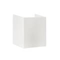 Соединитель 40х40мм, белый, уп.4шт, EKF Plast conw-40-40x4