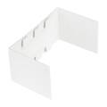 Соединитель 40х25мм, белый, уп.4шт, EKF Plast conw-40-25x4