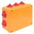 Коробка распаячная огнестойкая E90 190х140х70мм, 6P, 10мм², IP55, 10вв, EKF PROxima plc-kmrf-190-6-10