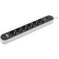 Фильтр сетевой СФ-06К 16А USB A+C 20Вт 3м 3х1,5мм2 черный IEK