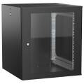 ITK UNITBOX W Шкаф настенный 12U 600х600мм дверь стеклянная черный