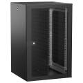 ITK UNITBOX W Шкаф настенный 18U 600х600мм дверь перфорированная черный