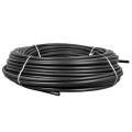 Труба ПНД гладкая жесткая, d25, черная, уп.100м, EKF Plast tpndg-25