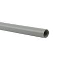 Труба гладкая жесткая ПВХ, d25мм, 2м, уп.50м, серая, EKF Plast trg-25-2m