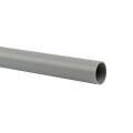 Труба гладкая жесткая ПВХ, d25мм, 3м, уп.111м, серая, EKF Plast trg-25-3n