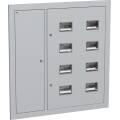 Корпус металлический ЩЭ-8-Э 36 IP31 (слаботочный отсек слева) LIGHT IEK