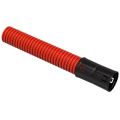 Труба гофрированная двустенная ПНД, d63мм, 50м, красная, IEK CTG12-063-K04-050-R