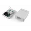 Розетка настенная 1 порт RJ45, UTP, кат.5e, Dual IDC, Hyperline SB1-1-8P8C-C5e-WH