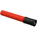 Труба гофрированная двустенная ПНД, d50мм, 100м, красная, IEK CTG12-050-K04-100-R