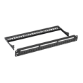 Патч-панель 1U, 19'', 24хRJ45, UTP, кат.6, Dual, с индикацией, неэкран., ITK PP24-1UMU-C06-L