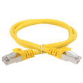 Патч-корд 4 пары, 2хRJ45, 0,5м, Кат.5e, FTP, желтый, LSZH, ITK PC05-C5EFL-05M