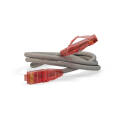 Патч-корд 4 пары, 2хRJ45, 0,5м, Кат.5e, UTP, серый, LSZH, Hyperline PC-LPM-UTP-RJ45-RJ45-C5e-0.5M-LSZH-GY
