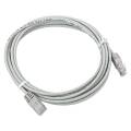 Патч-корд TERACOM PRO Cat.5E неэкран. UTP PVC серый (3,0м)                                          
