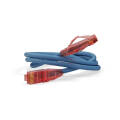 Патч-корд 4 пары, 2хRJ45, 1м, Кат.5e, UTP, синий, LSZH, Hyperline PC-LPM-UTP-RJ45-RJ45-C5e-1M-LSZH-BL