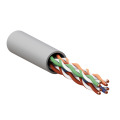 Кабель UTP 4 пары, Кат.5e, внутр., 0,45мм, PVC, серый, 305м, TERACOM TRC-5EUTP-04PVC-GY-IN3