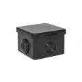 Коробка распределительная КМР-030-036, 4 ввода, 65х65х50мм, черная, EKF plc-kmr2-030-036-b