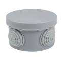 Коробка распределительная КМР-040-039, 4 ввода, 85х40мм, серая, EKF plc-kmr-040-039-r