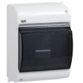 Корпус пластиковый КМПн 2/4, IP30, белый, IEK MKP42-N-04-30-12