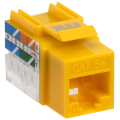 Модуль Keystone Jack кат.5е, UTP, 110 IDC, 90 град., желтый, ITK CS1-1C5EU-11-05