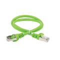 Патч-корд 4 пары, 2хRJ45, 10м, Кат.6A, S/FTP, зеленый, LSZH, ITK PC02-C6ASL-10M