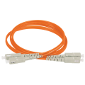 Шнур оптический SC/UPC-SC/UPC, MM 50/125, 5м, Duplex OM2, оранжевый, ITK FPC50-SCU-SCU-C2L-5M