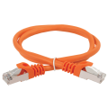 Патч-корд 4 пары, 2хRJ45, 1,5м, Кат.5e, FTP, оранжевый, PVC, ITK PC07-C5EF-1M5