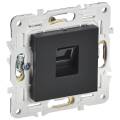SKANDY Розетка компьютерная RJ45 кат.6 SK-K02Bl черный IEK
