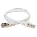 Патч-корд 4 пары, 2хRJ45, 1м, Кат.5e, FTP, белый, PVC, ITK PC08-C5EF-1M