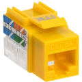 Модуль Keystone Jack категория 6A, UTP, 110 IDC, 90 градусов, желтый, ITK CS1-1C6AU-11-05