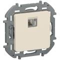 IEKINSPIRIA Розетка телефонная RJ11 6738211 слоновая кость IEK