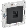 SKANDY Розетка компьютерная RJ45 кат.5E SK-K01G графит IEK