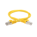 Патч-корд 4 пары, 2хRJ45, 15м, Кат.6, FTP, желтый, PVC, ITK PC05-C6F-15M