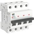 Выключатель автоматический 4P, 3А, х-ка K, M06N-DC, IEK AR-M06N-4-K003DC
