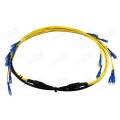 Кабельная сборка 1хSM-SC/APC-SC/APC-100м, FTTH 2x0,5FRP (1хG.657А1), SV D-1031