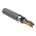 Кабель FTP 4 пары, Кат.5e, внутр., 0,45мм, PVC, серый, 305м, GENERICA BC1-C5E04-311-305-G