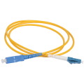 Шнур оптический LC/UPC-SC/UPC, SM, 1м, Simplex, желтый, ITK FPC09-LCU-SCU-C1L-1M