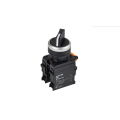 Переключатель на 2 положения, 1NO+1NC, черный, IEK MI-SW60-11X2-3-24-2-K02