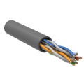 Кабель UTP 4 пары, Кат.6, внутр., 0,57мм, LSZH нг(А)-HF, серый, 305м, ITK LC1-C604-121