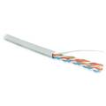 Кабель UTP 4 пары, Кат.5e, внутр., 0,50мм, LSZH, серый, 305м, Hyperline UUTP4R-C5E-S24-IN-LSZH-GY-305
