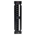 Патч-панель настенная, 12хRJ45, UTP, кат.5e, IDC Dual, TERACOM PRO TRP-WPP-5EUTP-12
