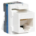 Модуль Keystone Jack кат.5е, UTP, без инструмента Toolless 180 град., серый, TERACOM TRCS-KSTN-RT180-5EUTP-GY