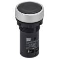 Кнопка IP65 моноблок возвратная 1NO+1NC чёрная MASTER IEK