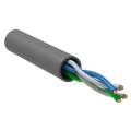 Витая пара U/UTP 5E 24AWG 2PR PVC 1м серый 100м РФ GENERICA