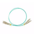 Шнур оптический LC/UPC-LC/UPC, MM 50/125, 3м, Duplex, бирюзовый, REXANT 50-2511-3